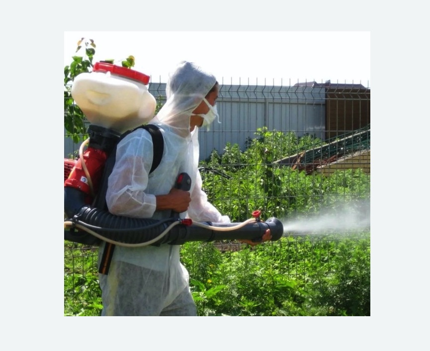 Акарицидная обработка территории в Крылатском районе Москвы